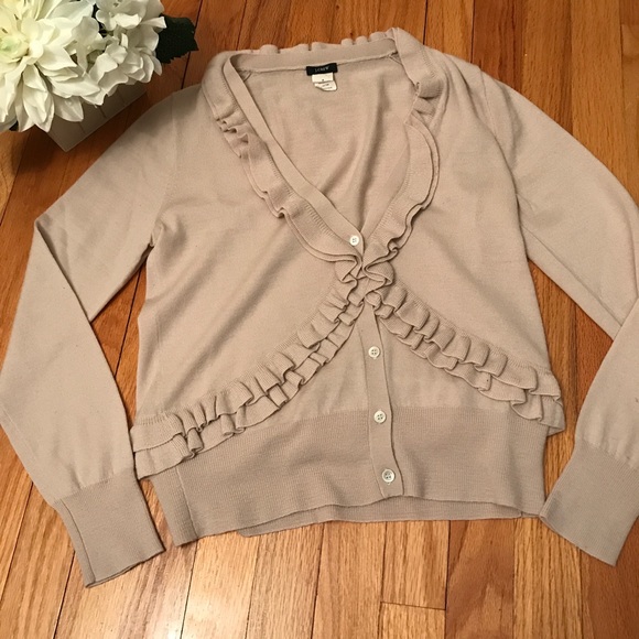 J. Crew Sweaters - ❤️❤️J. CREW: Ruffled TEAVERSA Cardigan